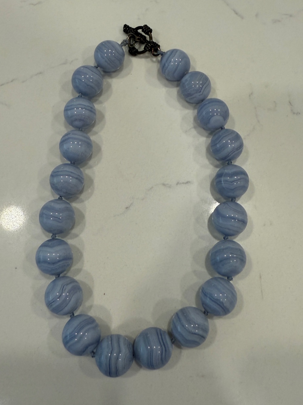 Purple Beaded Necklace